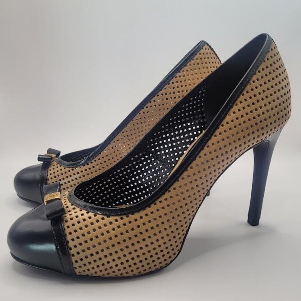 Tory Burch Toe Cap Stiletto Heels